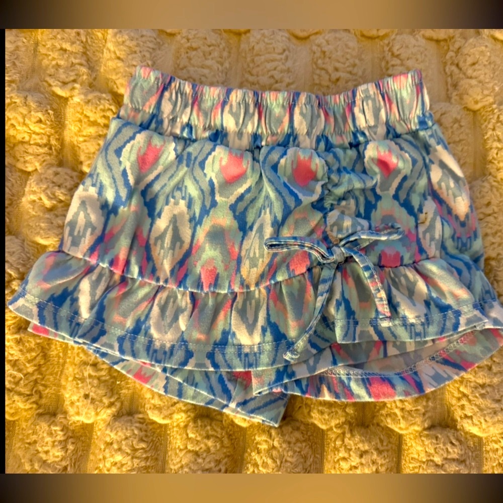GUM BALLS / 18 months / SKORT with pink and blue pattern